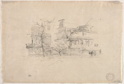 Lindsay Row, Chelsea, 1888 von James Abbott McNeill Whistler