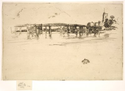 Kleine Putney-Brücke, 1879 von James Abbott McNeill Whistler