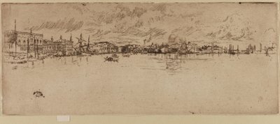 Langes Venedig, 1879-1880 von James Abbott McNeill Whistler