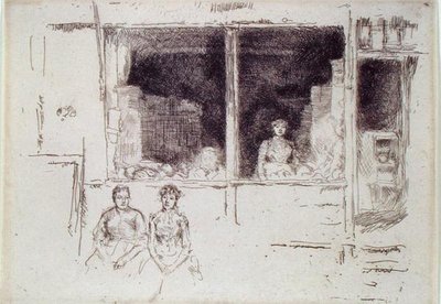 Melonenladen, Houndsditch von James Abbott McNeill Whistler