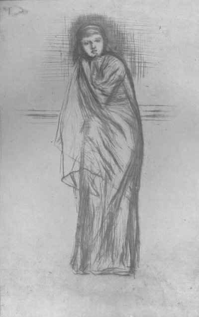 Modell ruht, 1870, 1904 von James Abbott McNeill Whistler