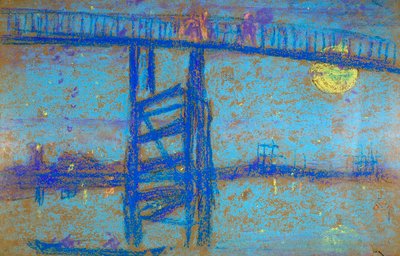 Nocturne: Battersea Bridge, 1872-1873 von James Abbott McNeill Whistler