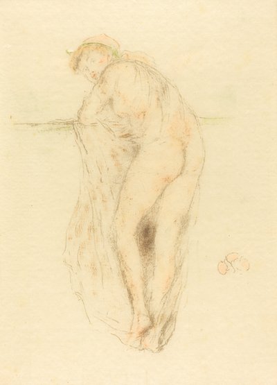 Aktmodell, Rückansicht, 1891 von James Abbott McNeill Whistler