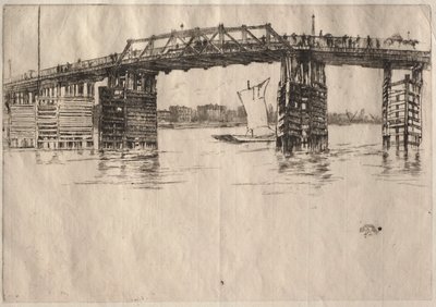 Alte Battersea-Brücke von James Abbott McNeill Whistler