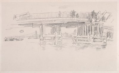 Alte Battersea-Brücke von James Abbott McNeill Whistler