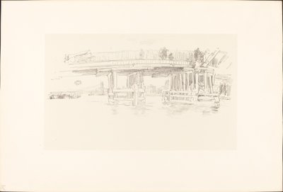 Old Battersea Bridge, 1879-1887 von James Abbott McNeill Whistler