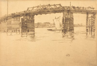 Alte Battersea-Brücke, 1879 von James Abbott McNeill Whistler