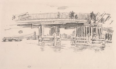 Alte Battersea-Brücke, 1879 von James Abbott McNeill Whistler