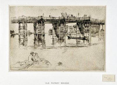 Alte Putney-Brücke von James Abbott McNeill Whistler