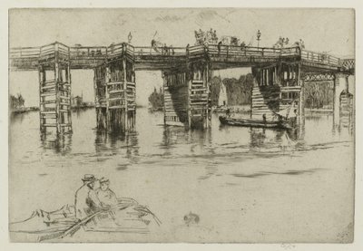 Alte Putney-Brücke von James Abbott McNeill Whistler