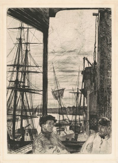 Rotherhithe, 1860 von James Abbott McNeill Whistler