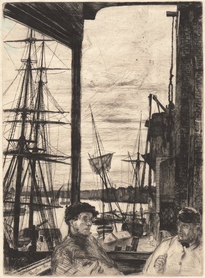 Rotherhithe, 1860 von James Abbott McNeill Whistler