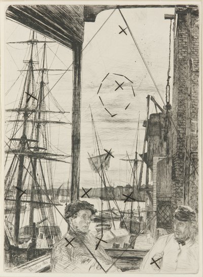 Rotherhithe, 1860 von James Abbott McNeill Whistler