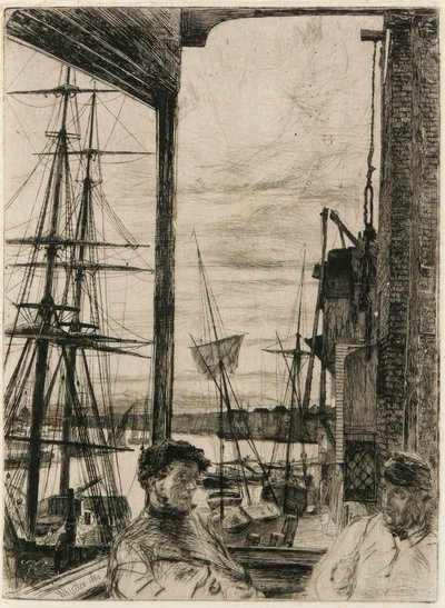 Rotherhithe, 1860 von James Abbott McNeill Whistler