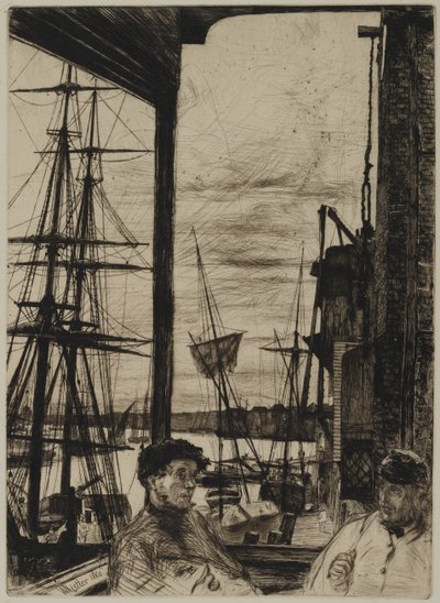 Rotherhithe, 1860 von James Abbott McNeill Whistler