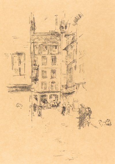 Rue Furstenburg, 1894 von James Abbott McNeill Whistler