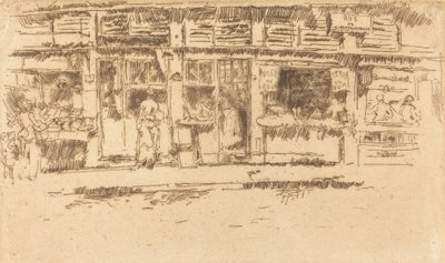 Rue de la Rochefoucault, 1893 von James Abbott McNeill Whistler