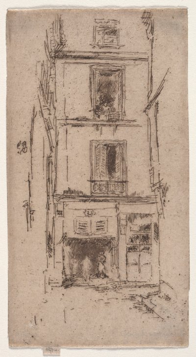 Rue des Bons Enfants, Tours von James Abbott McNeill Whistler