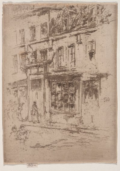 Rue du Buerre, Brüssel von James Abbott McNeill Whistler