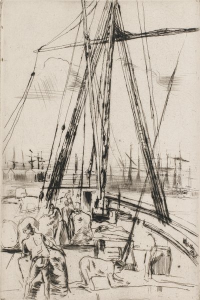 Schifffahrt in Liverpool, 1867 von James Abbott McNeill Whistler