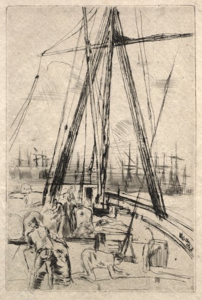 Schifffahrt in Liverpool, 1867 von James Abbott McNeill Whistler