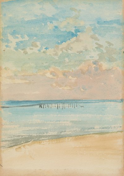 Southend - Sonnenuntergang, 1882-1884 von James Abbott McNeill Whistler