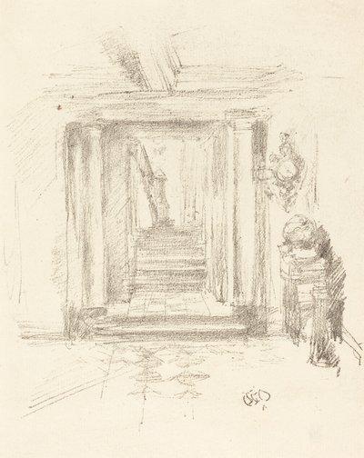 Treppe, 1891 von James Abbott McNeill Whistler