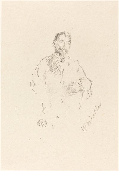 Stéphane Mallarmé, Nr. 2, 1892 von James Abbott McNeill Whistler