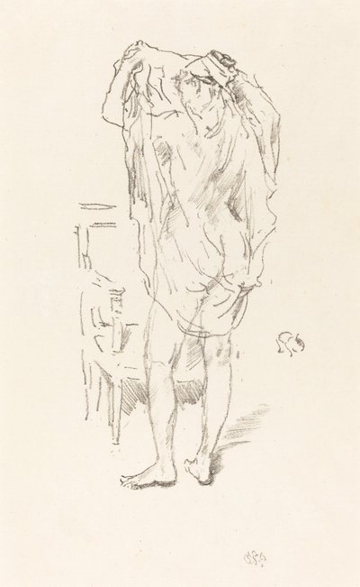 Studie, 1894 von James Abbott McNeill Whistler