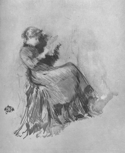 Studie, ca. 1880, 1904 von James Abbott McNeill Whistler