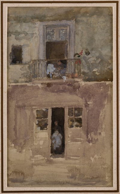 Der Balkon, ca. 1888 von James Abbott McNeill Whistler