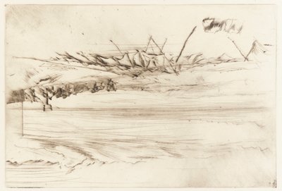 Der Strand, Hastings von James Abbott McNeill Whistler