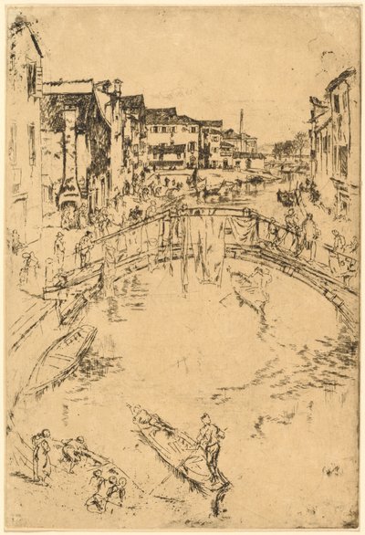 Die Brücke von James Abbott McNeill Whistler