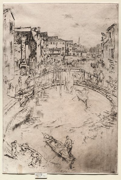 Die Brücke, 1886 von James Abbott McNeill Whistler