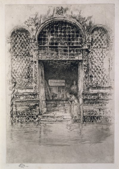 Die Türöffnung, 1879-80 von James Abbott McNeill Whistler