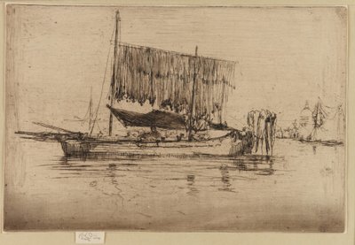 Das Fischerboot, 1879-1880 von James Abbott McNeill Whistler