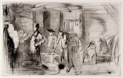 Die Schmiede von James Abbott McNeill Whistler