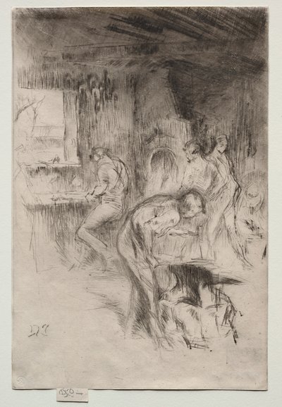 Die kleine Schmiede von James Abbott McNeill Whistler