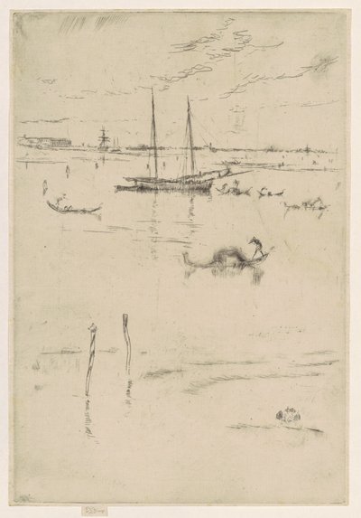 Die kleine Lagune, 1879-1880 von James Abbott McNeill Whistler