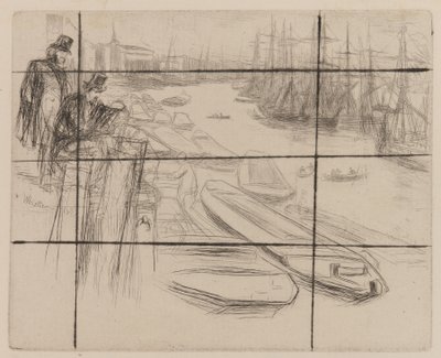 Der kleine Teich, 1861 von James Abbott McNeill Whistler