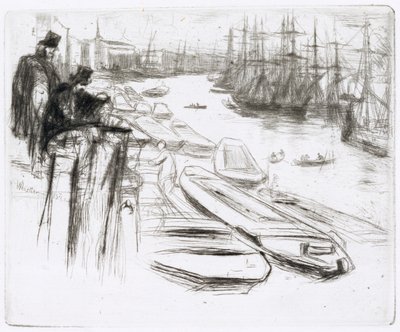 Der kleine Teich, Nr. 1 von James Abbott McNeill Whistler