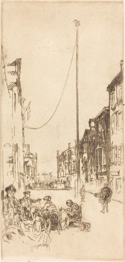 Der Mast, 1879-1880 von James Abbott McNeill Whistler