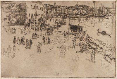 Die Riva, 1879-1880 von James Abbott McNeill Whistler