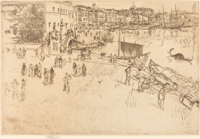 Die Riva, Nr. I, 1879-1880 von James Abbott McNeill Whistler