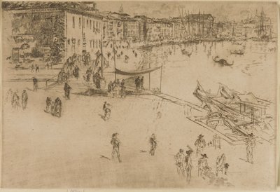 Die Riva, Nr. 2, 1879-1880 von James Abbott McNeill Whistler