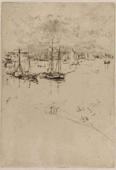 Das Dampfschiff, Venedig von James Abbott McNeill Whistler