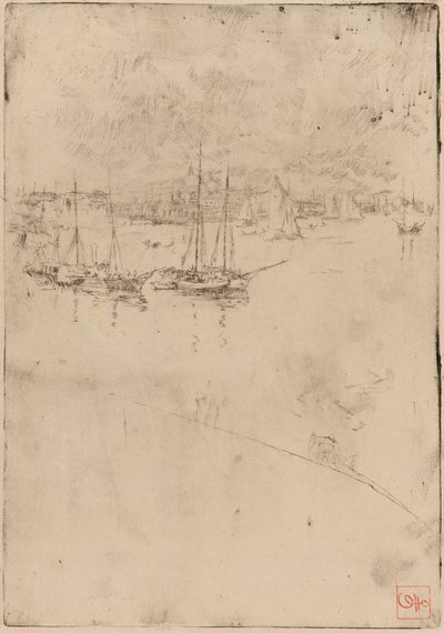 Das Dampfschiff, Venedig von James Abbott McNeill Whistler