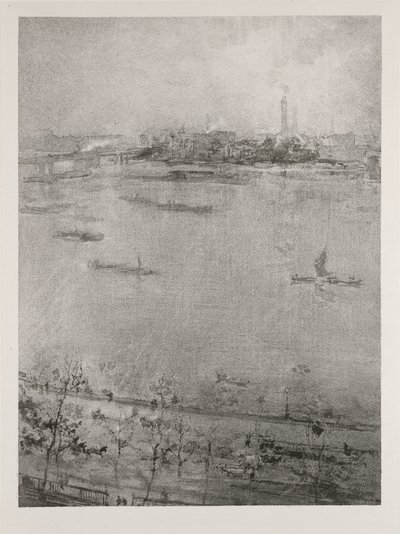 Die Themse von James Abbott McNeill Whistler