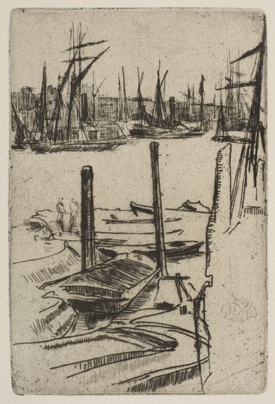 Der kleine Teich von James Abbott McNeill Whistler