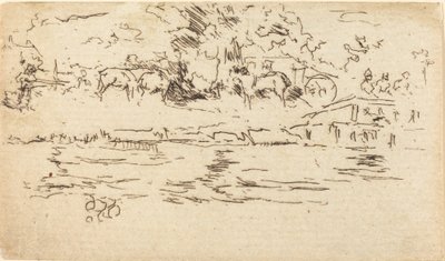 Der Schlepppfad von James Abbott McNeill Whistler